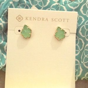 Kendra Scott aqua earrings